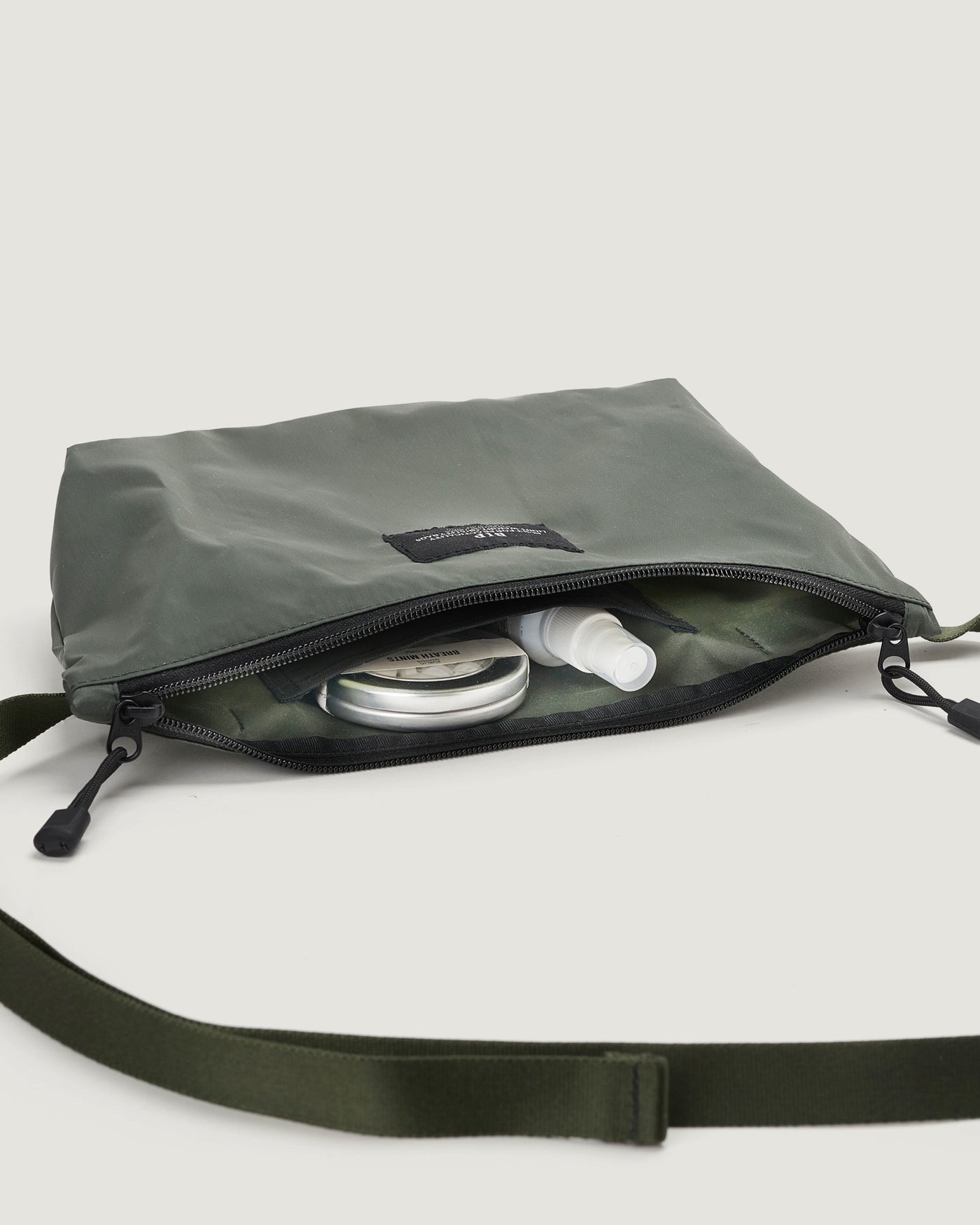 Fannypack Crossbody Nylon Twill Khaki Green