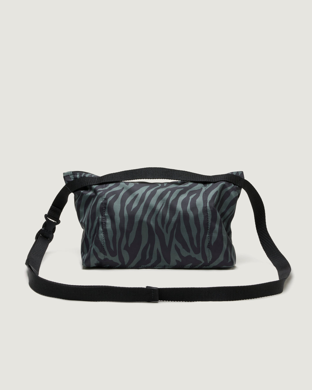 Fannypack Crossbody Polyester Oxford Zebra Green