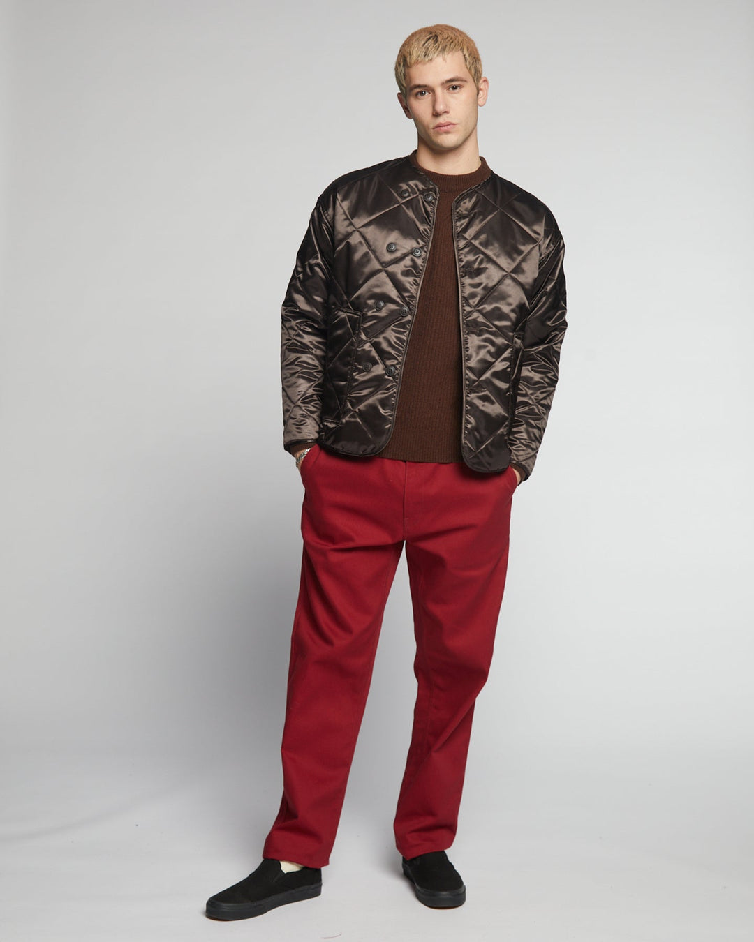 Frostbite Diamond Quilt Brown