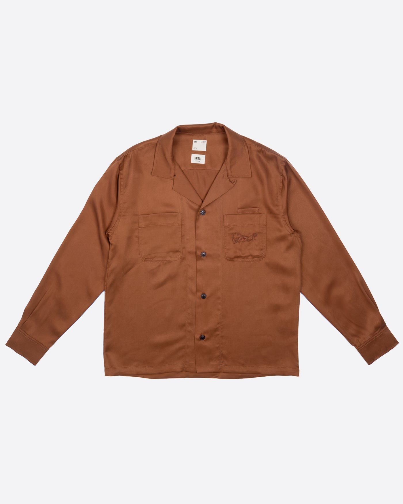 Havana Shirt Tencel Twill Brown