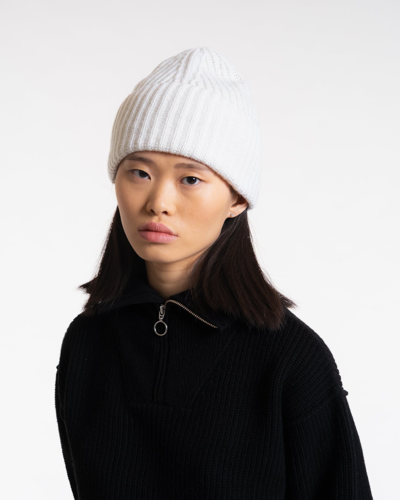 Wool Cashmere Beanie Cloud