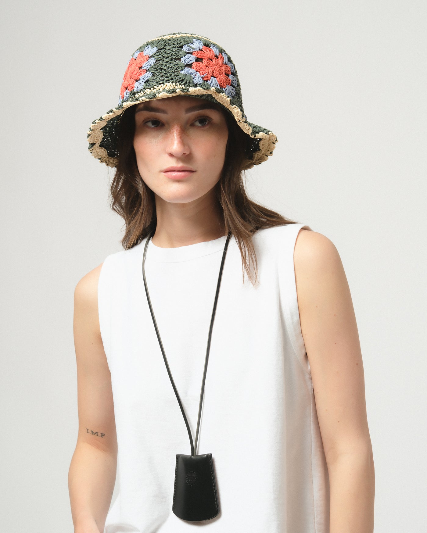 Miracolo Crochet Bucket Hat Multicolor