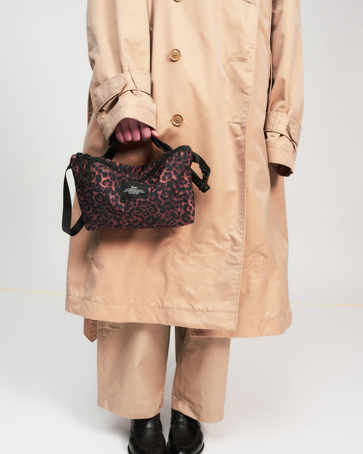 Fannypack Crossbody Printed Polyester Leopard