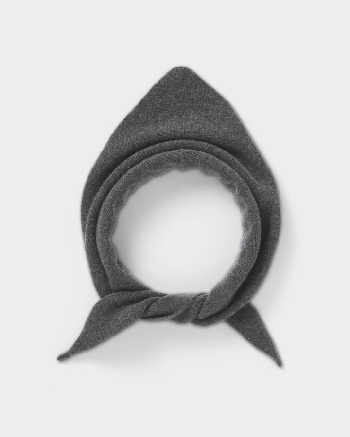 JG x G.o.D Plain Triangle Neckerchief Asphalt