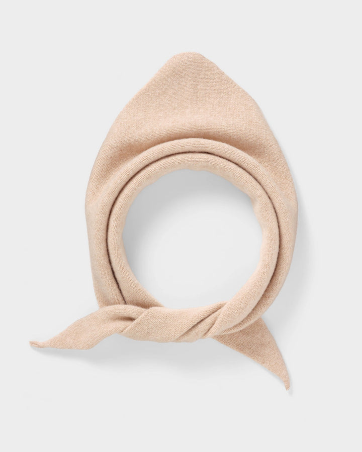 JG Plain Triangle Neckerchief Oatmeal