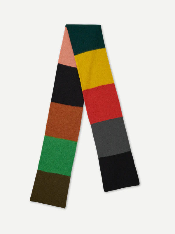 JG Brushed Colourblock Scarf Multicolour