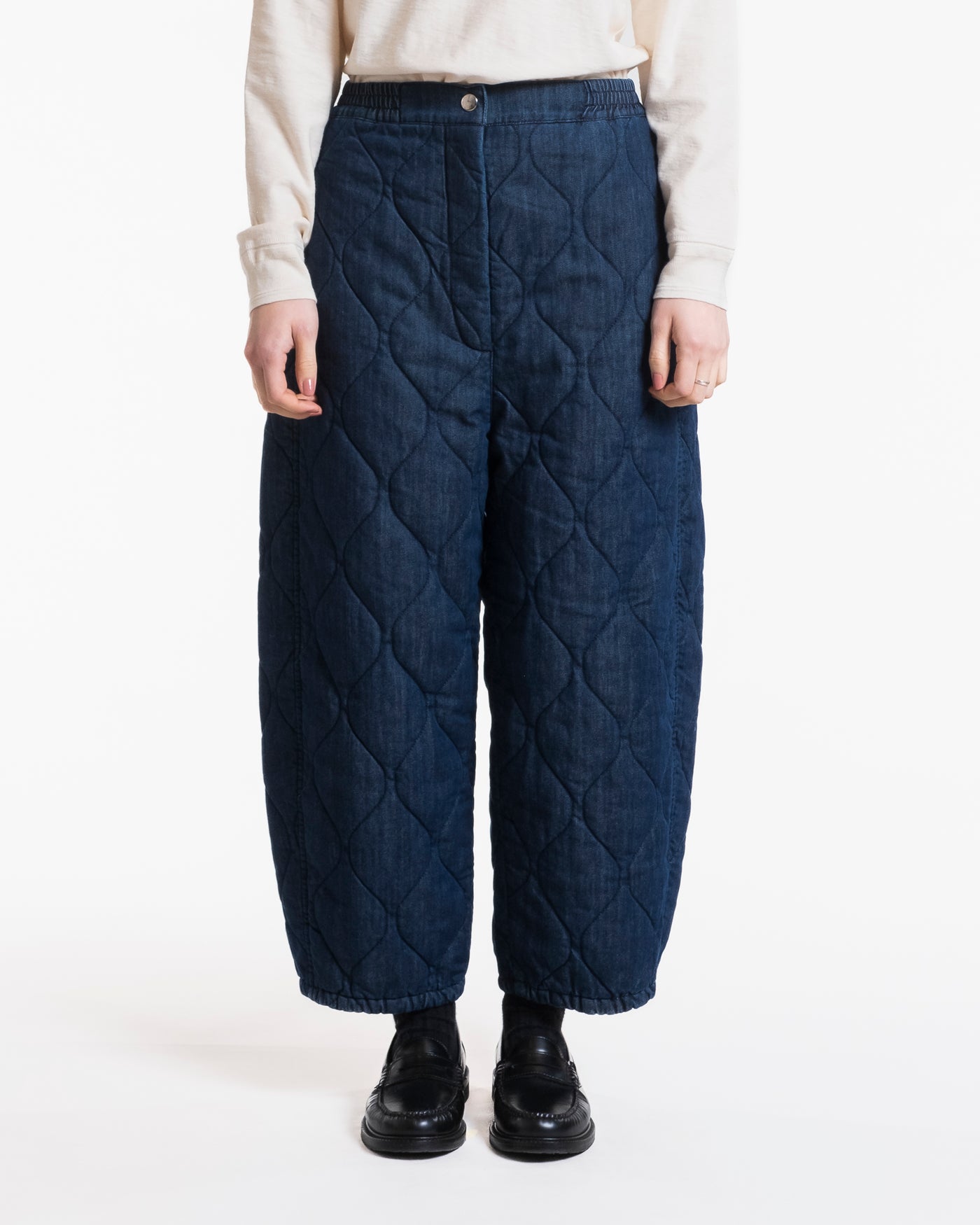 G.o.D Karate Pants Quilted Denim Indigo