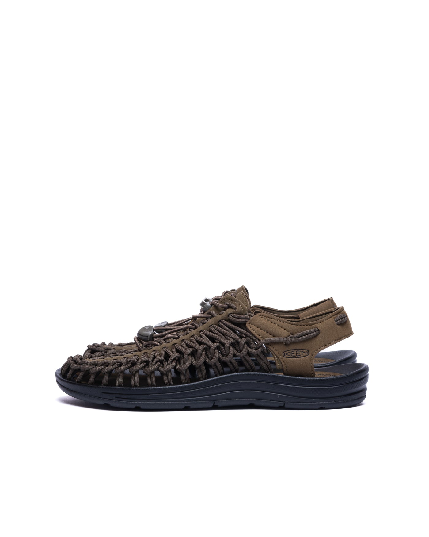 KEEN Men's Uneek  : Dark Olive/Black