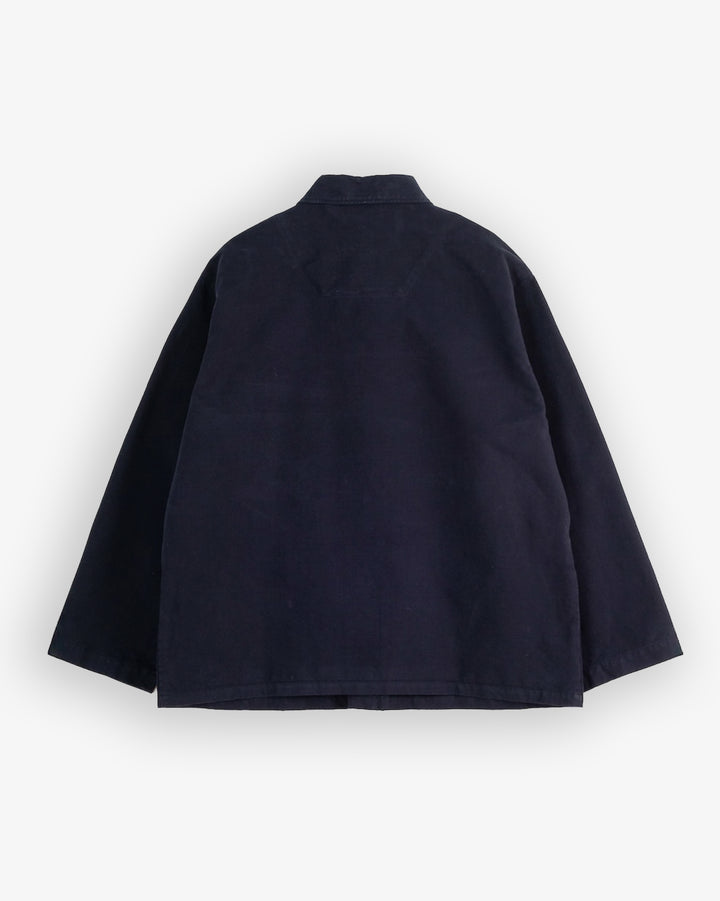 Coach Jacket Nebraska Cotton Inkt Blue