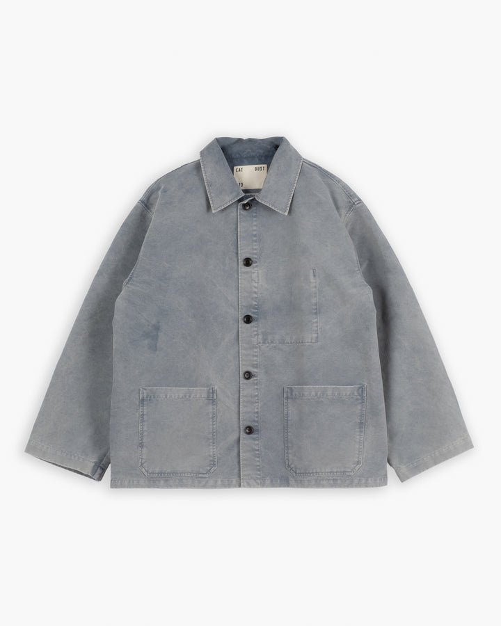 Coach Jacket Nebraska Cotton Coastal Blue