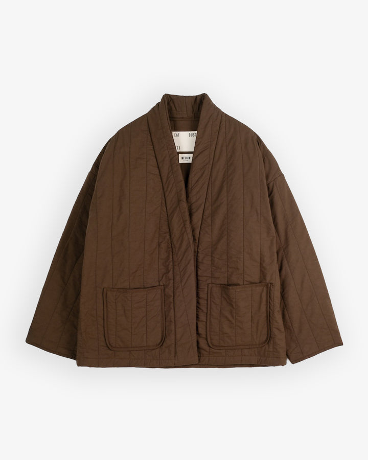 Edo Jacket Quilted Cotton Java Brown