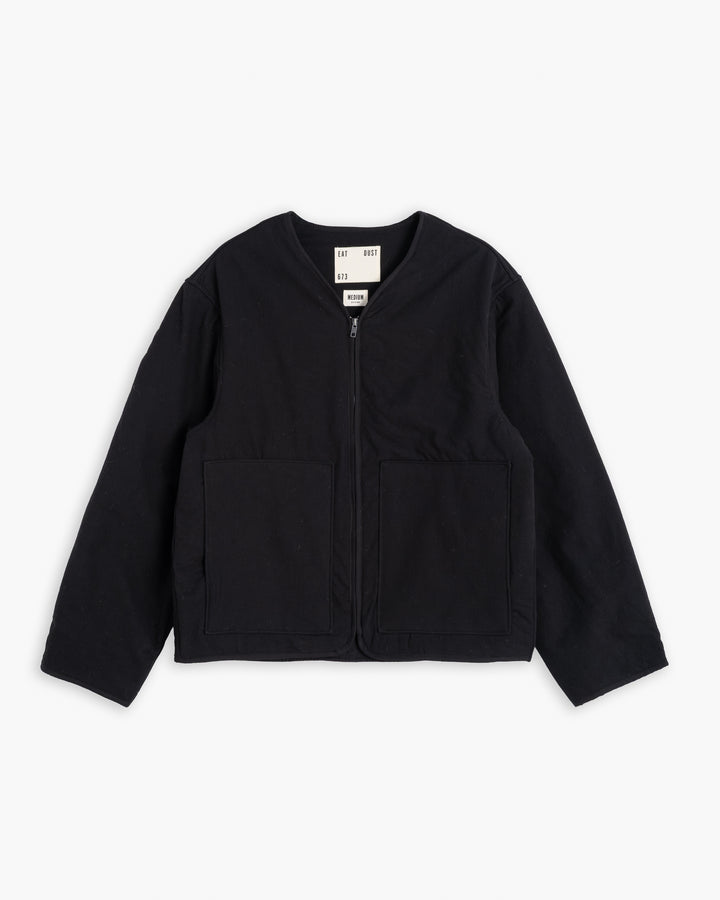 Cotton Liner Padded Cotton Black