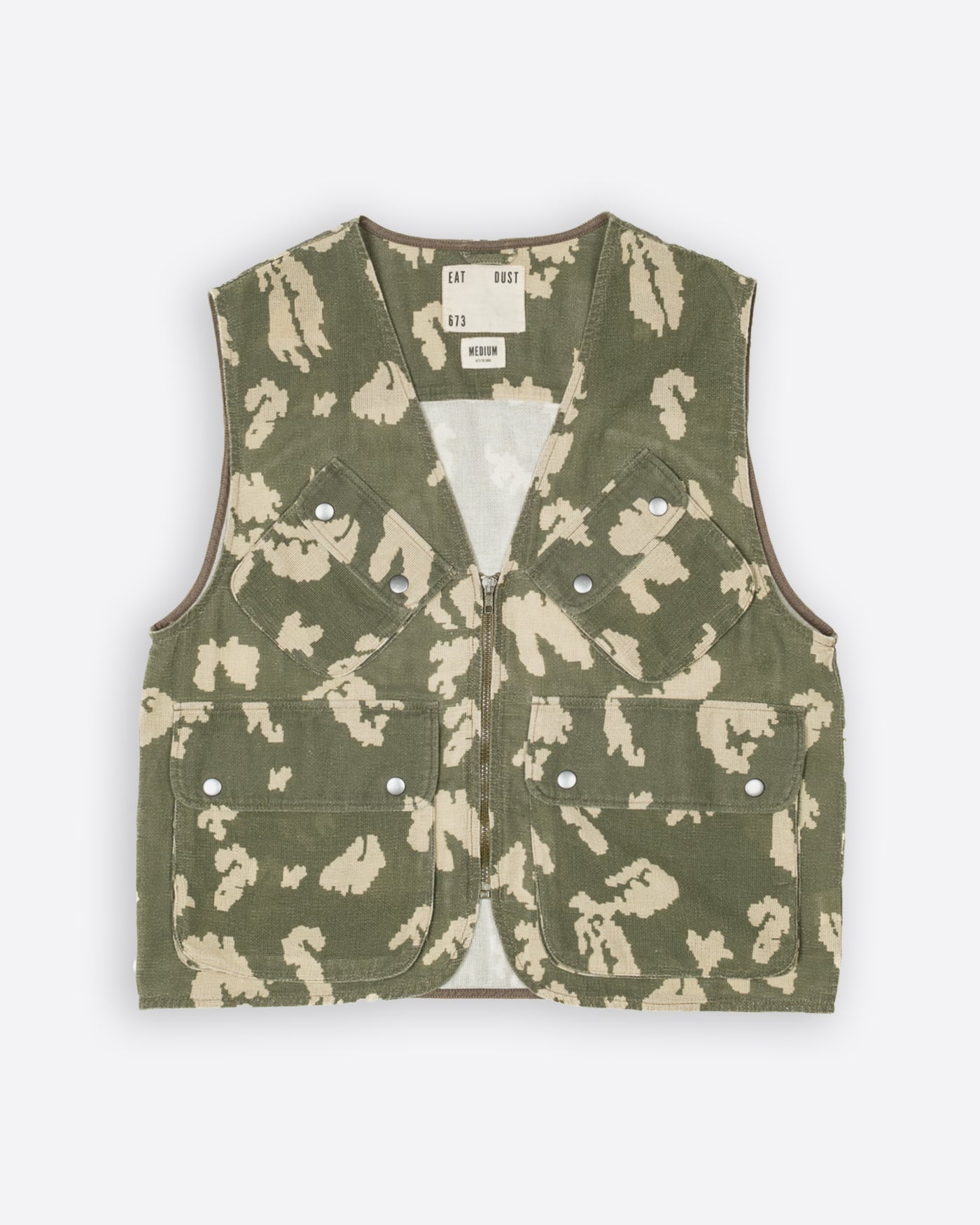 Tropical Vest Cloud Camo Mesh Light Green/Off White