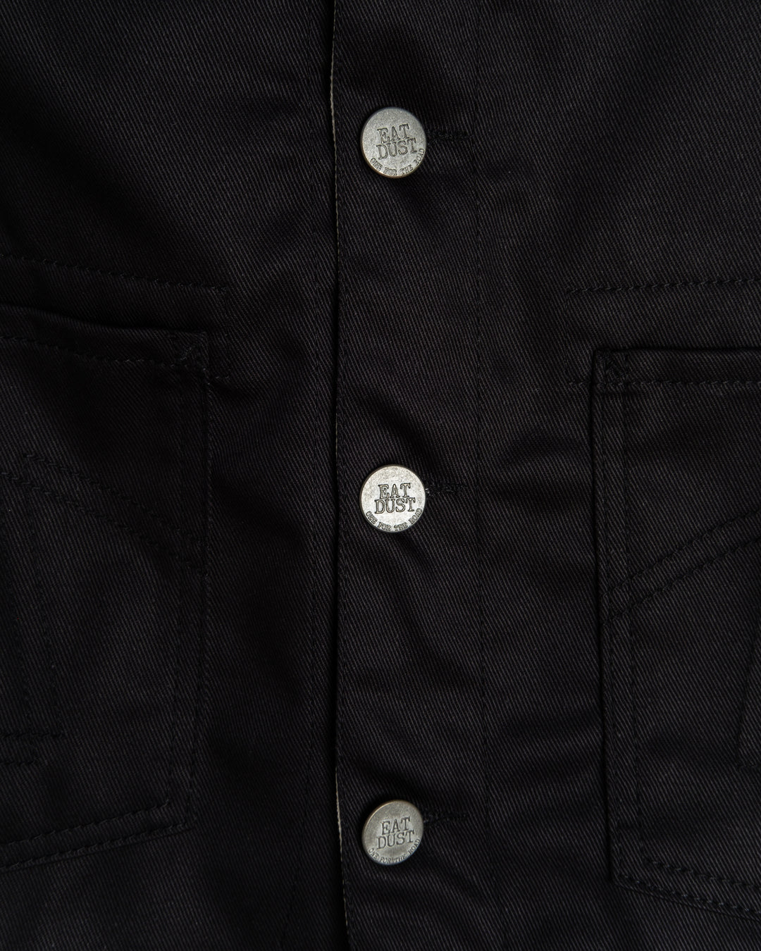 Western Vest Utility Twill Black