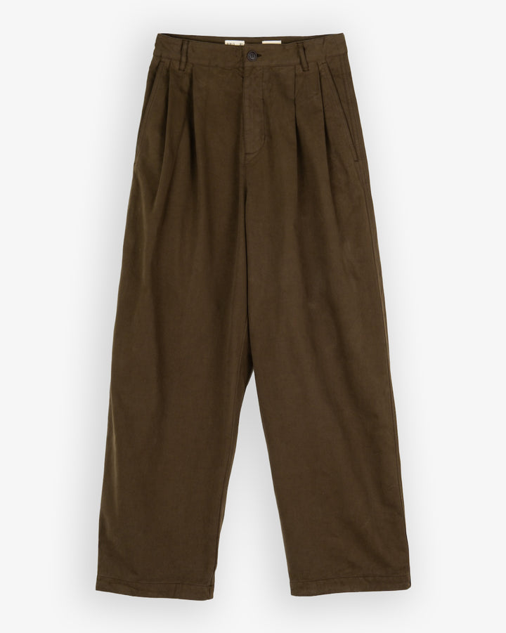 Ambassador Pants Gabardine Satin Java Brown