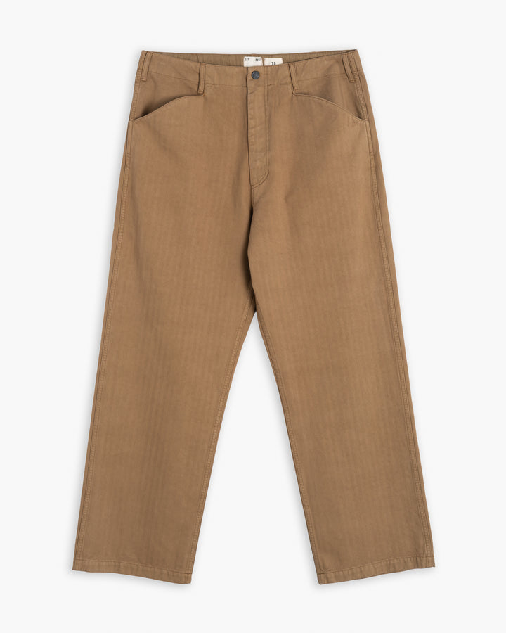 Bozeman Chino Desire Herringbone Twill Brown Sugar