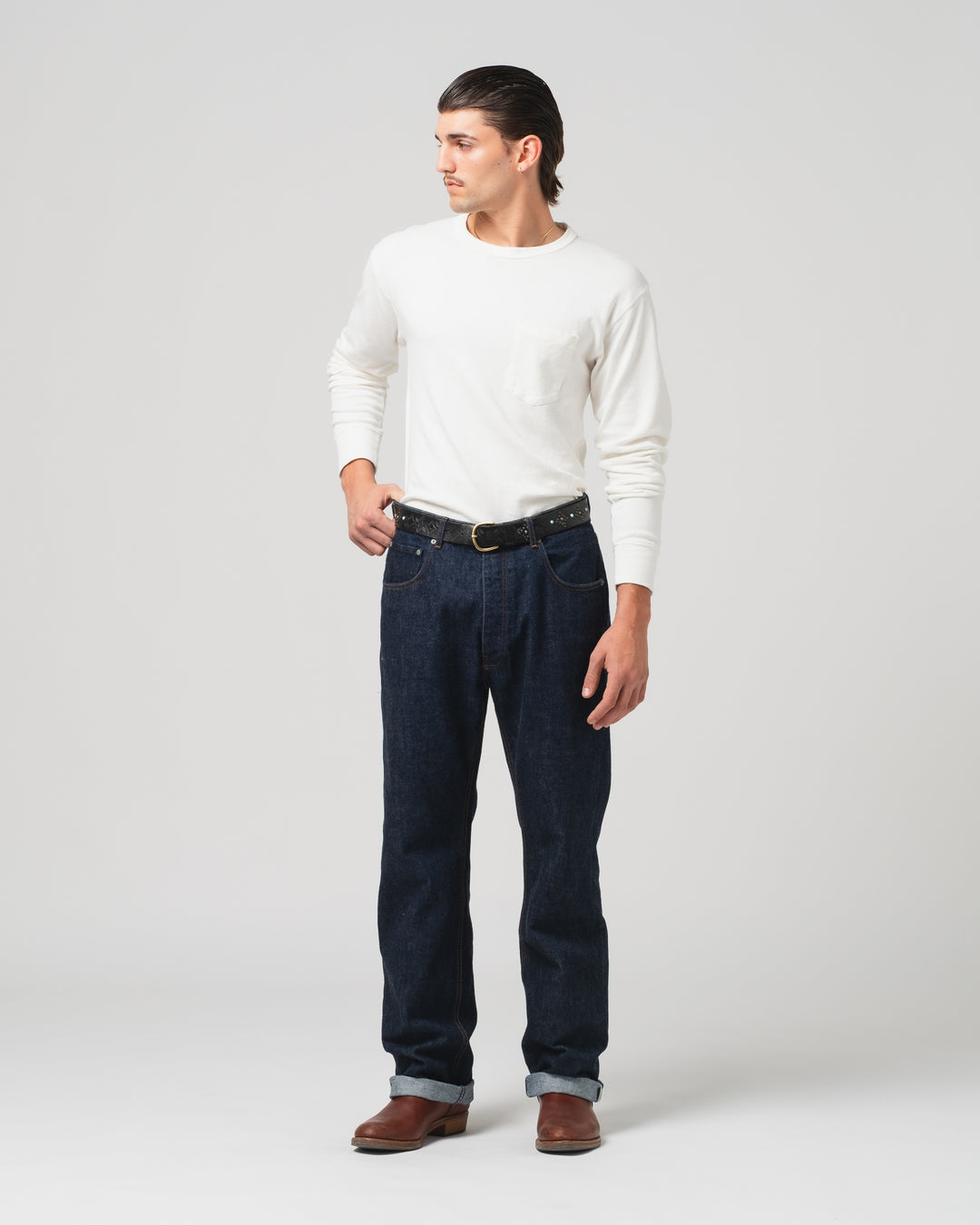 FIT 36 ルーズ オーバーサイズ ヘビー セルビッジ デニム