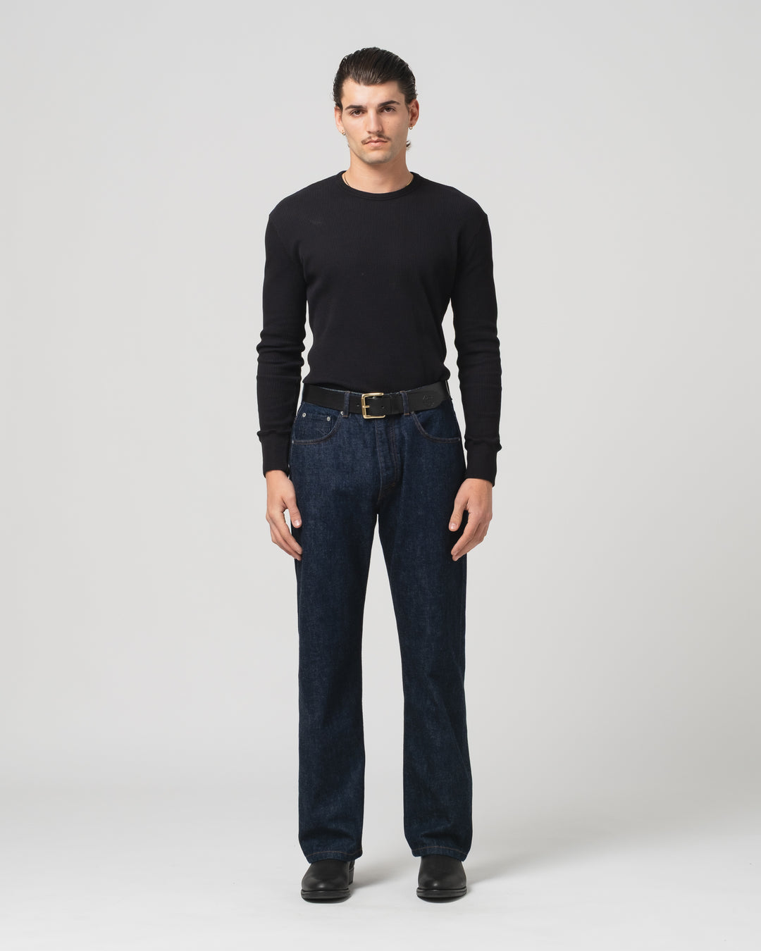 Fit 53 Fl Heavy Selvedge Denim Indigo Rinse