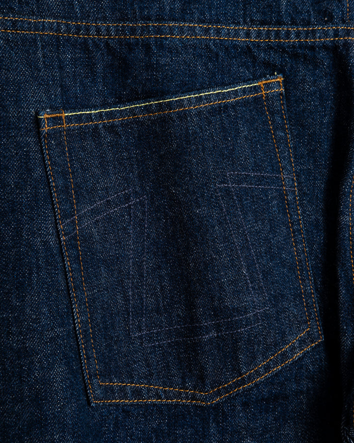 Fit 53 Fl Heavy Selvedge Denim Indigo Rinse