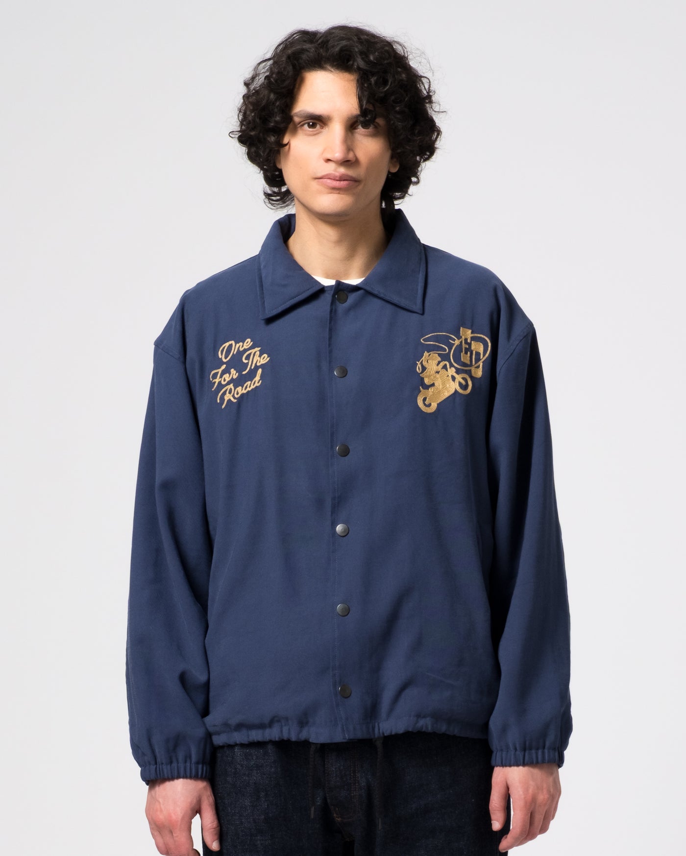 Dago Jacket Duke Rayon Faded Blue