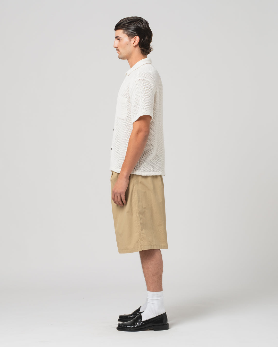 Breeze Shirt Trellis Cotton Ecru