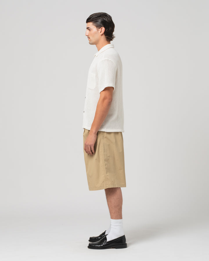 Breeze Shirt Trellis Cotton Ecru