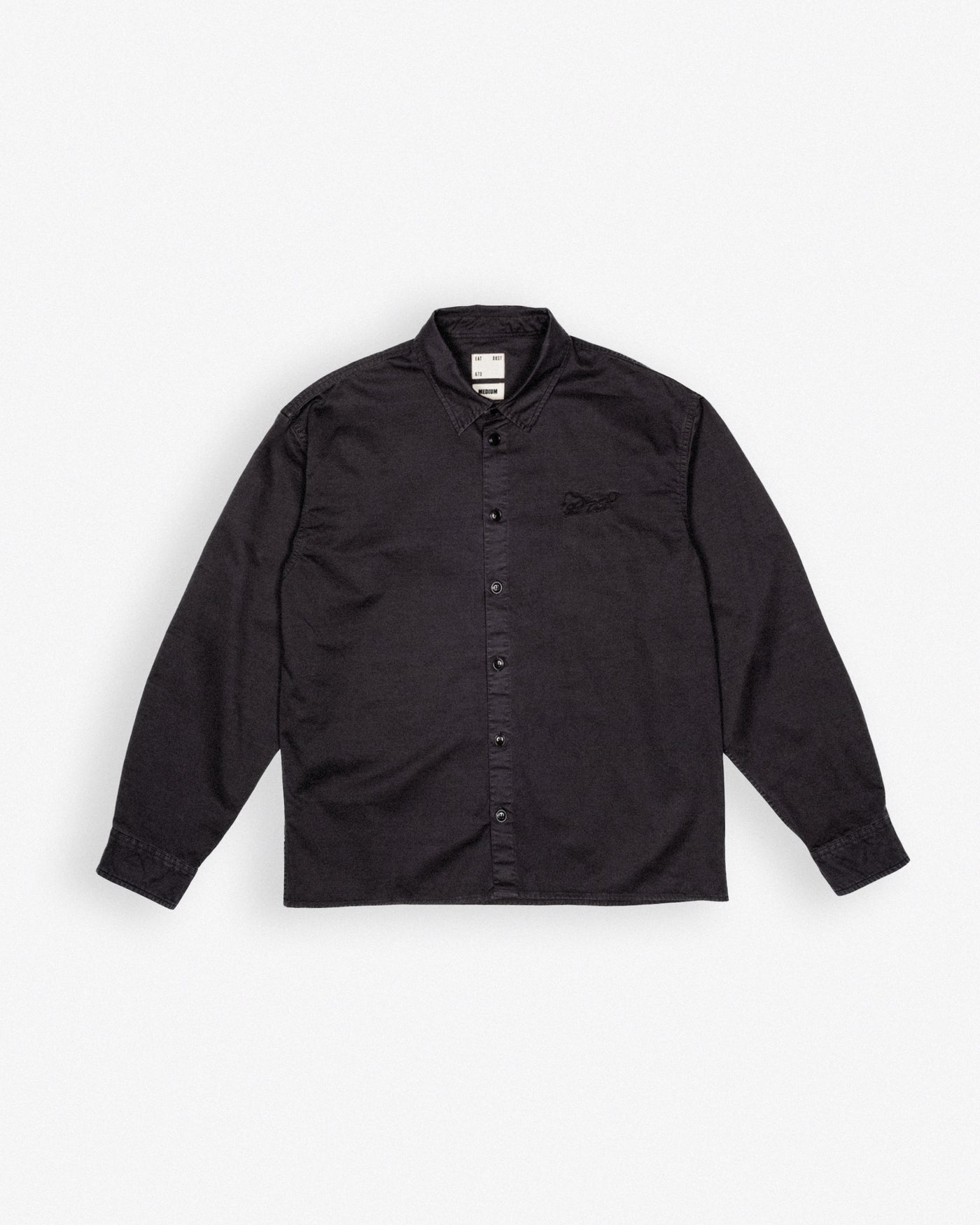 Workshirt Fine Broken Twill Asphalt