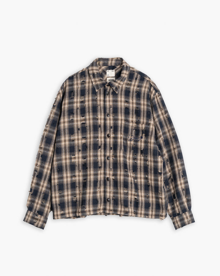 Workshirt Cobain Check Navy/Wheat