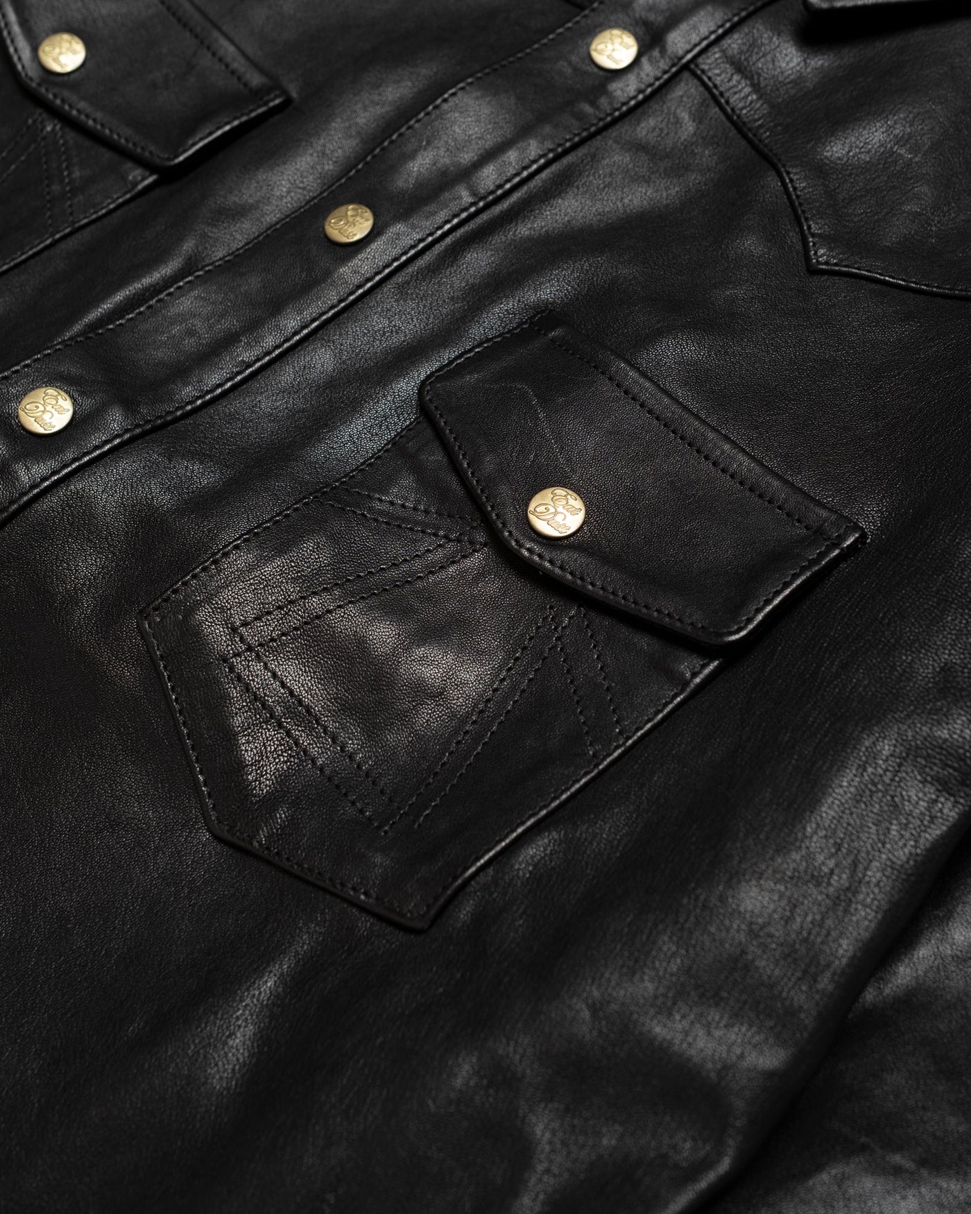 Montana Shirt Leather Black