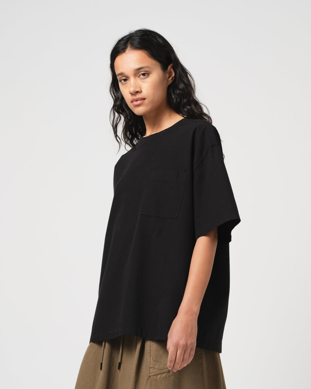 Maxi T Cristobal Cotton Black
