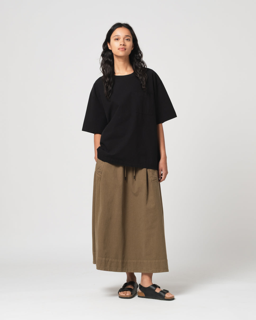 Maxi T Cristobal Cotton Black