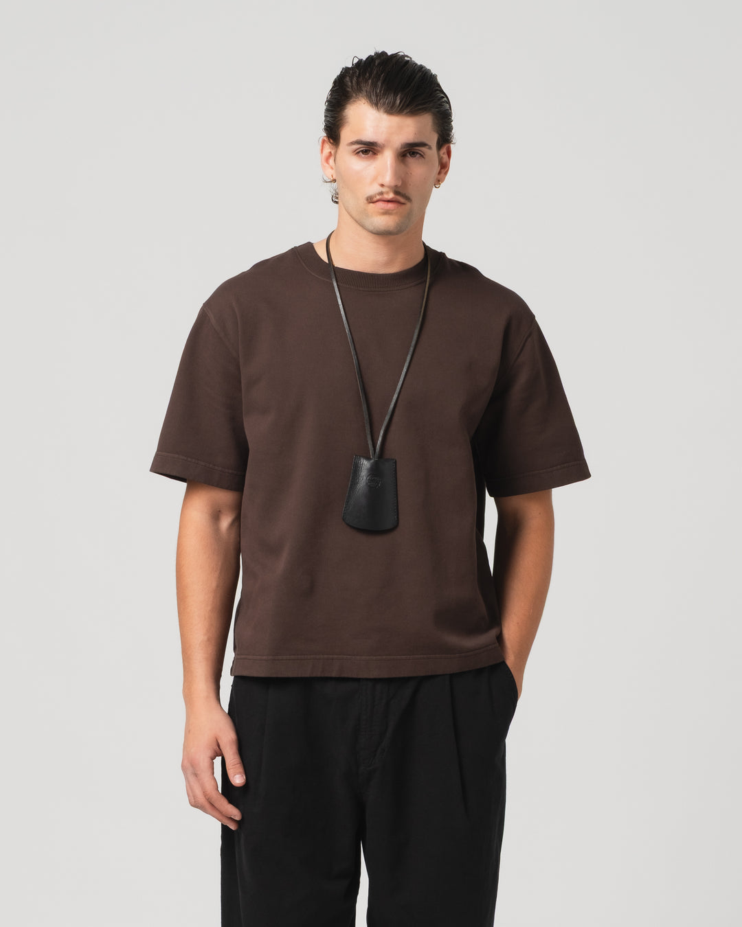 Power-T Twill Jersey Coffee Brown