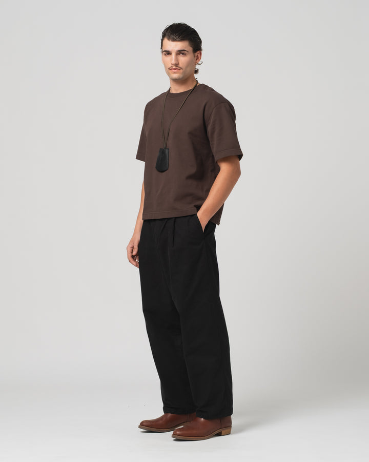 Power-T Twill Jersey Coffee Brown