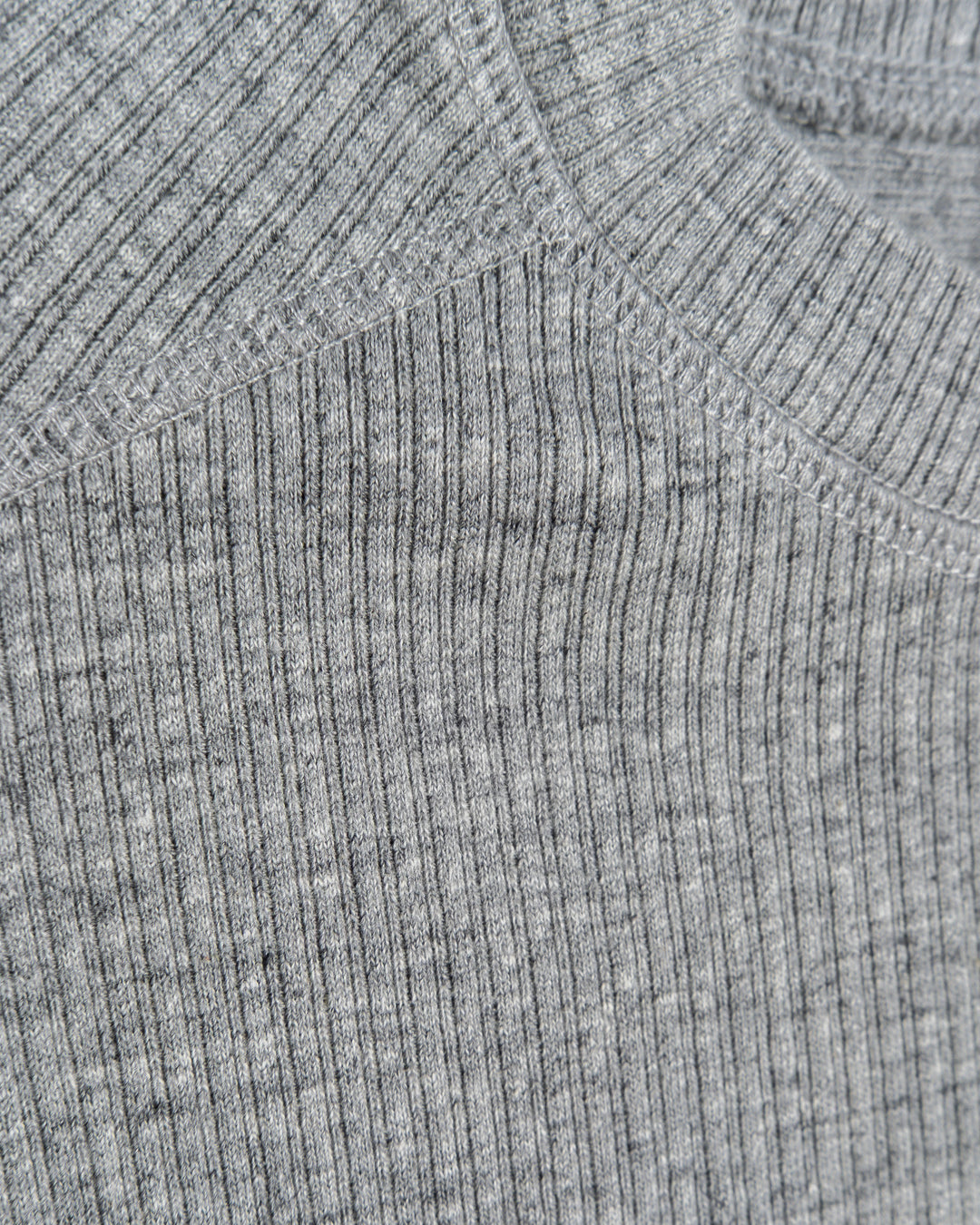Thermal T Military Rib Grey Melange