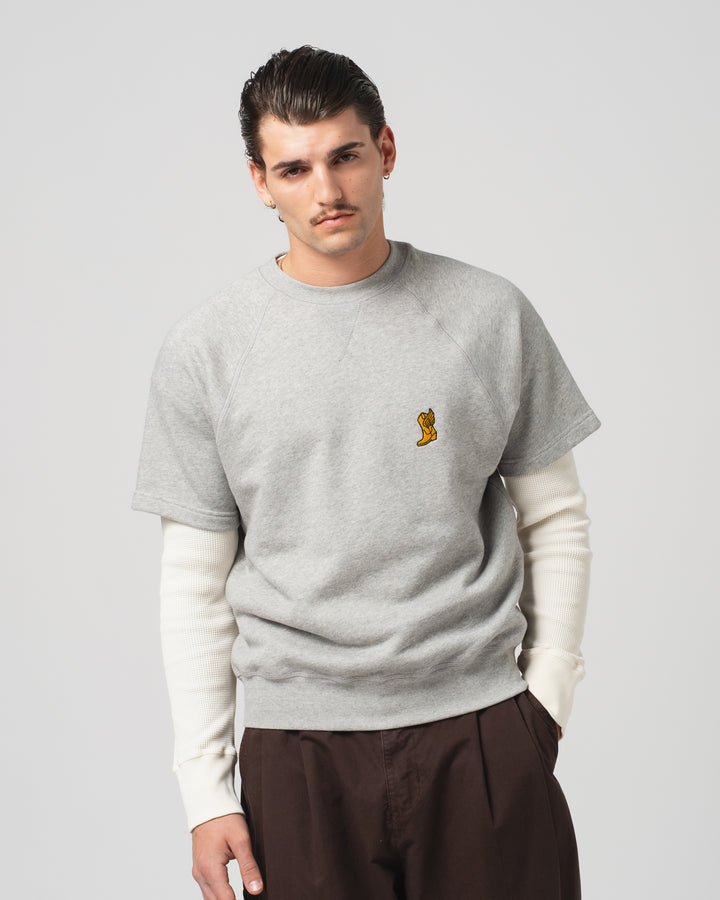 Rocky Sweater American Fleece Grey Melange