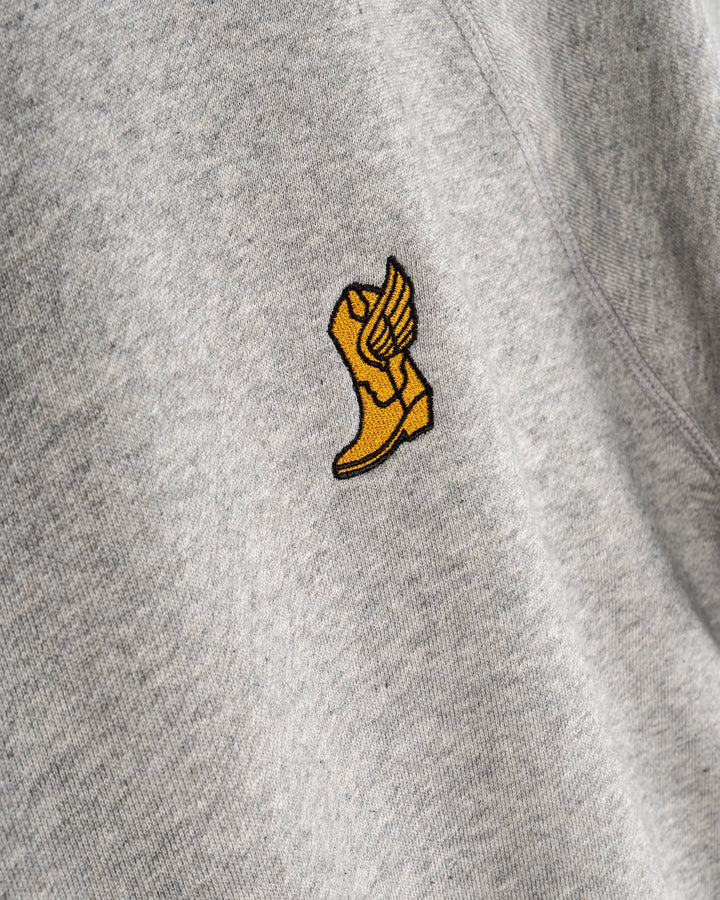 Rocky Sweater American Fleece Grey Melange