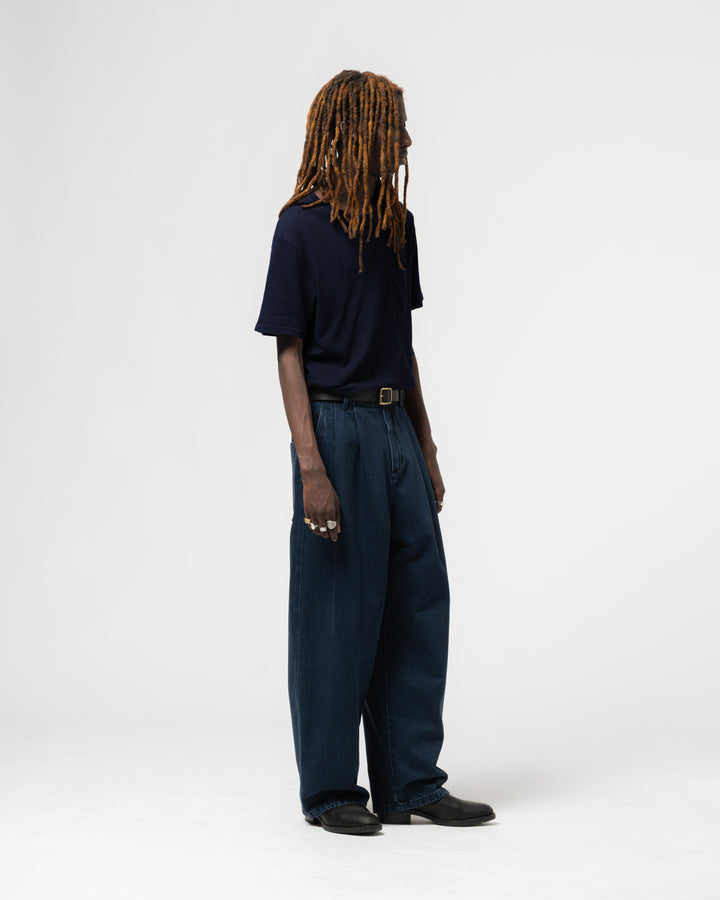 Pocket T Cotton Hemp Navy