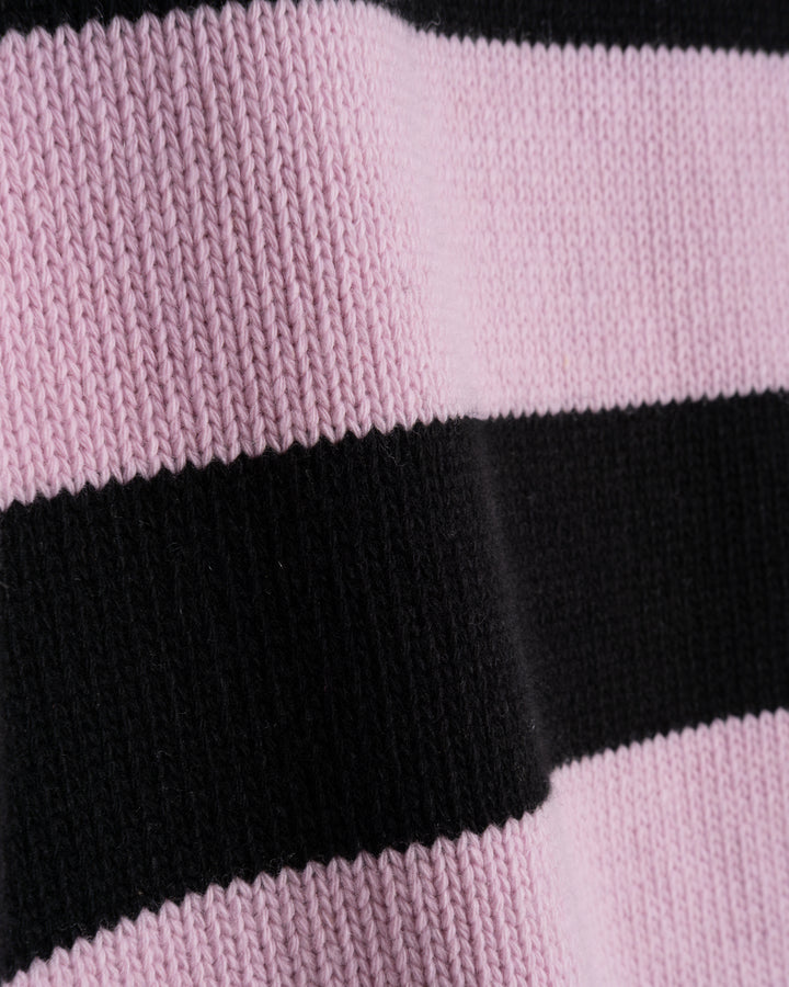 Club Sweater Delta Yarn Black/Pink Stripes