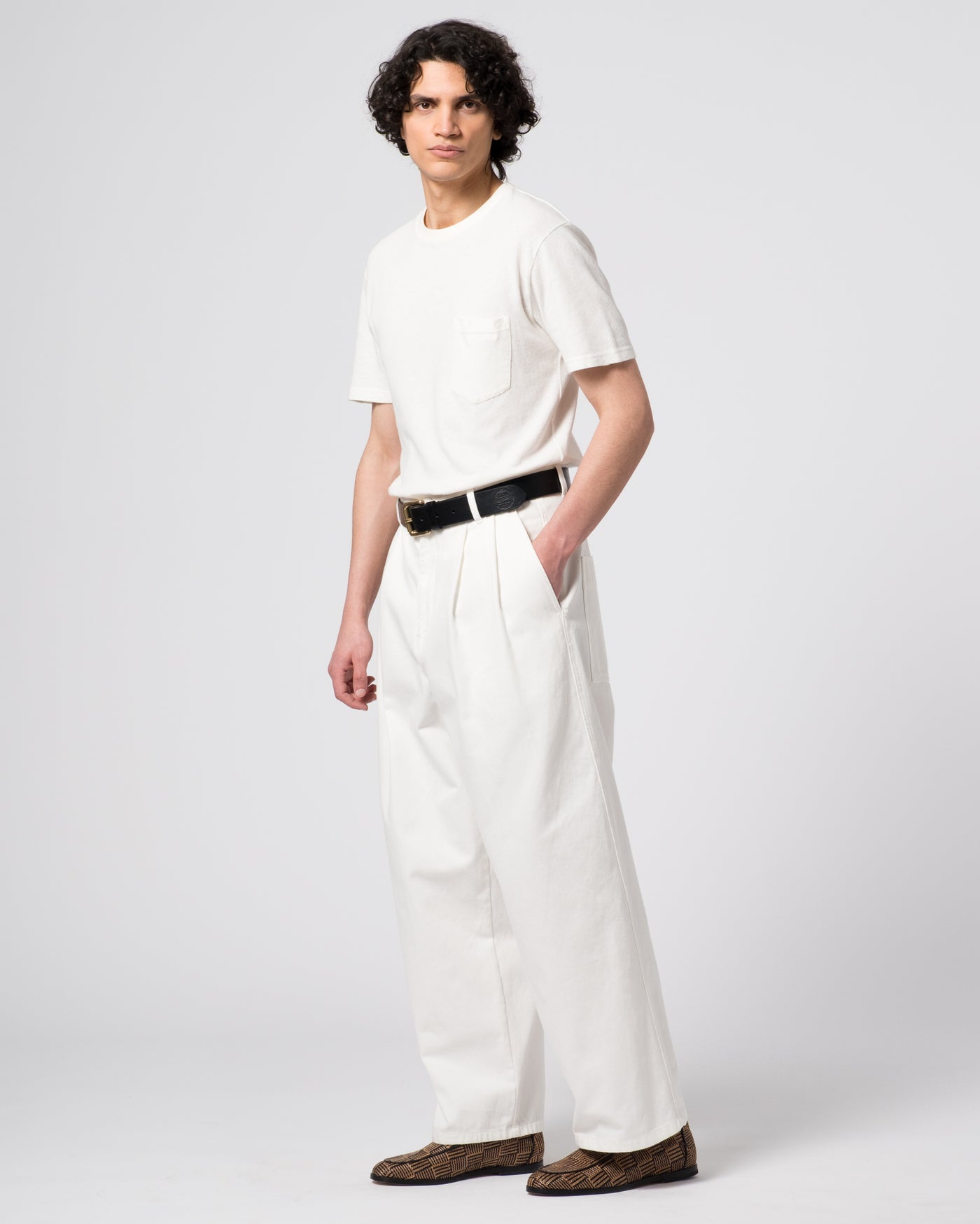 Consul Pants Denim White