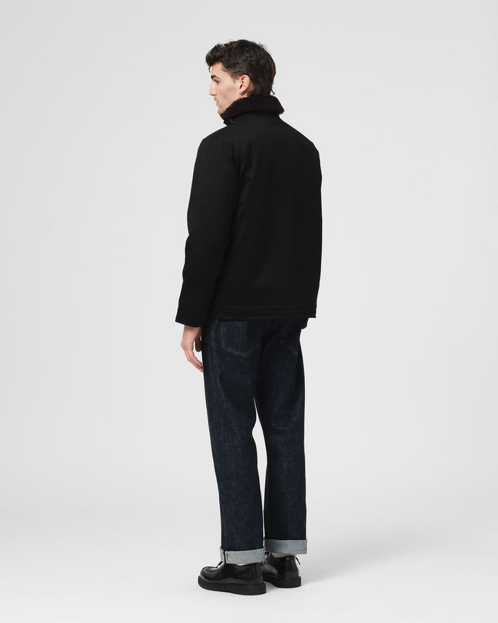 Deck Jacket Bedford Cords Black