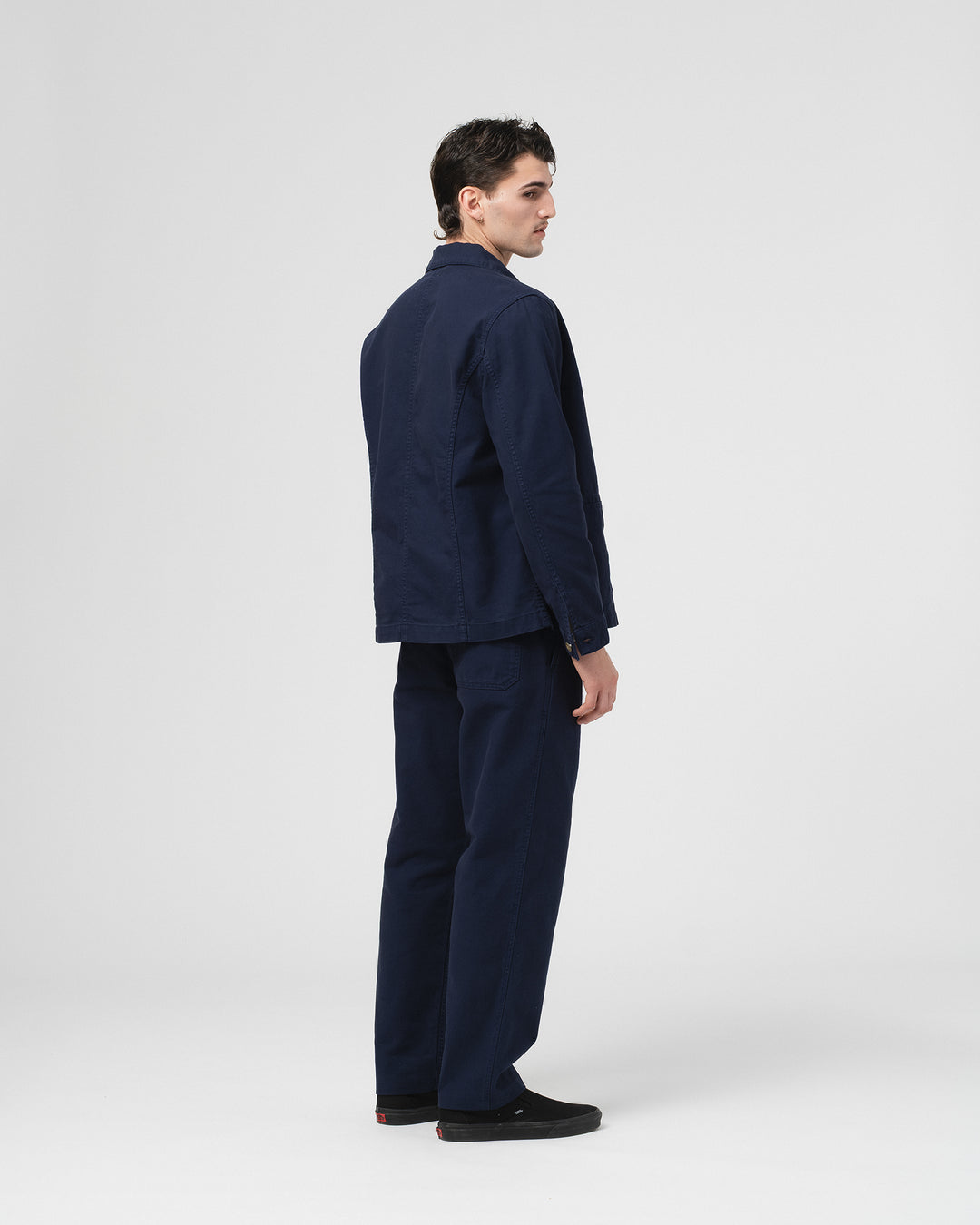 Chore Jacket Garage Cotton Navy