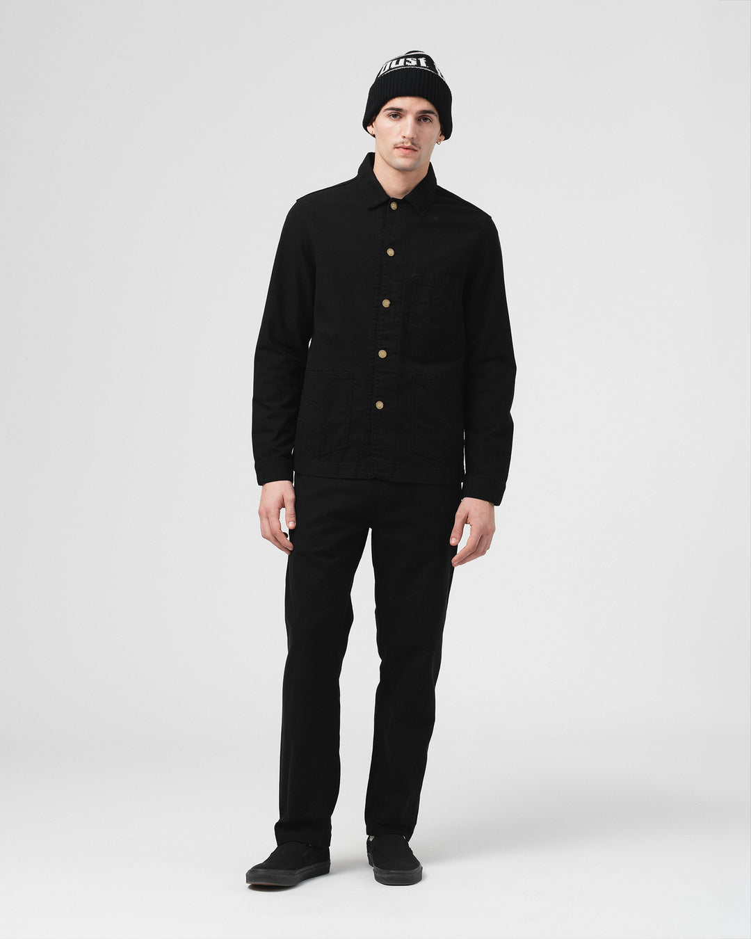 Service Chino Garage Cotton Black