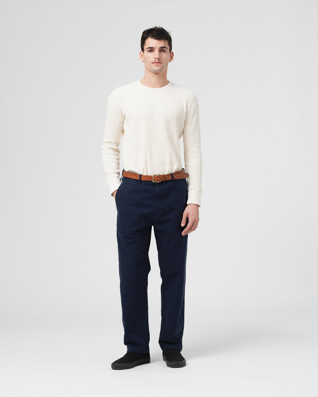 Service Chino Garage Cotton Navy