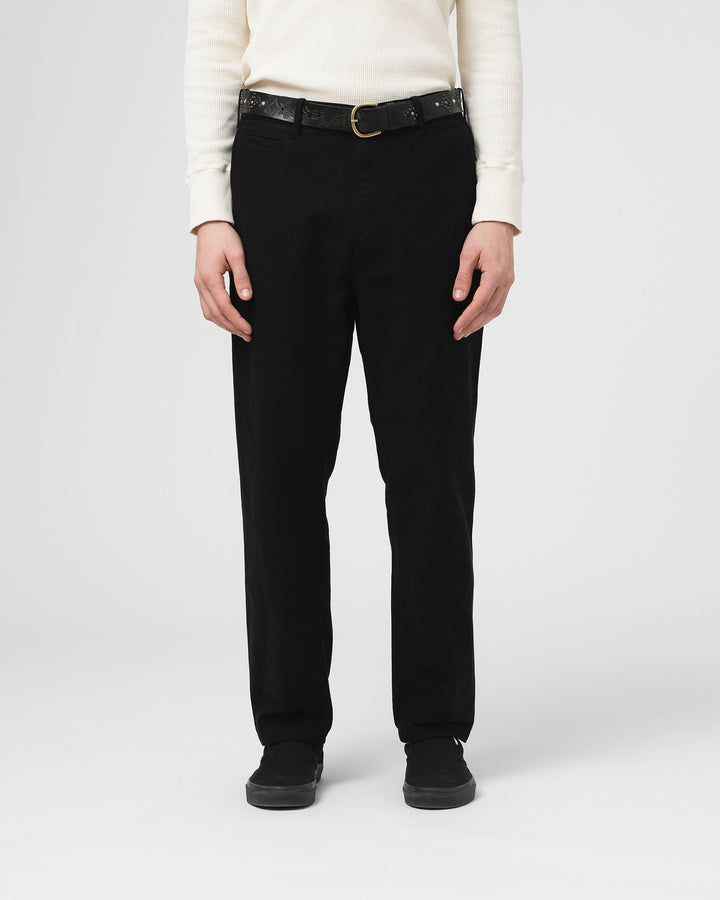 Service Chino Garage Cotton Black