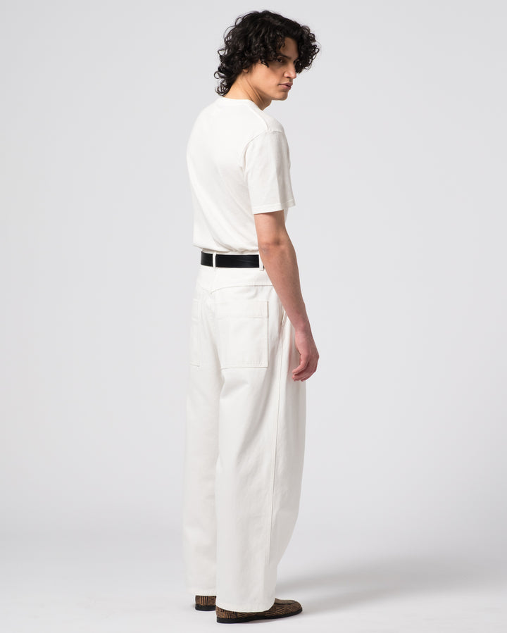Basic Pocket T Cotton Hemp White
