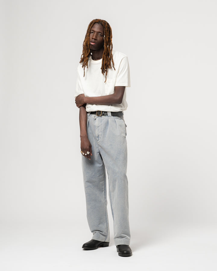 Pocket T Cotton Hemp White