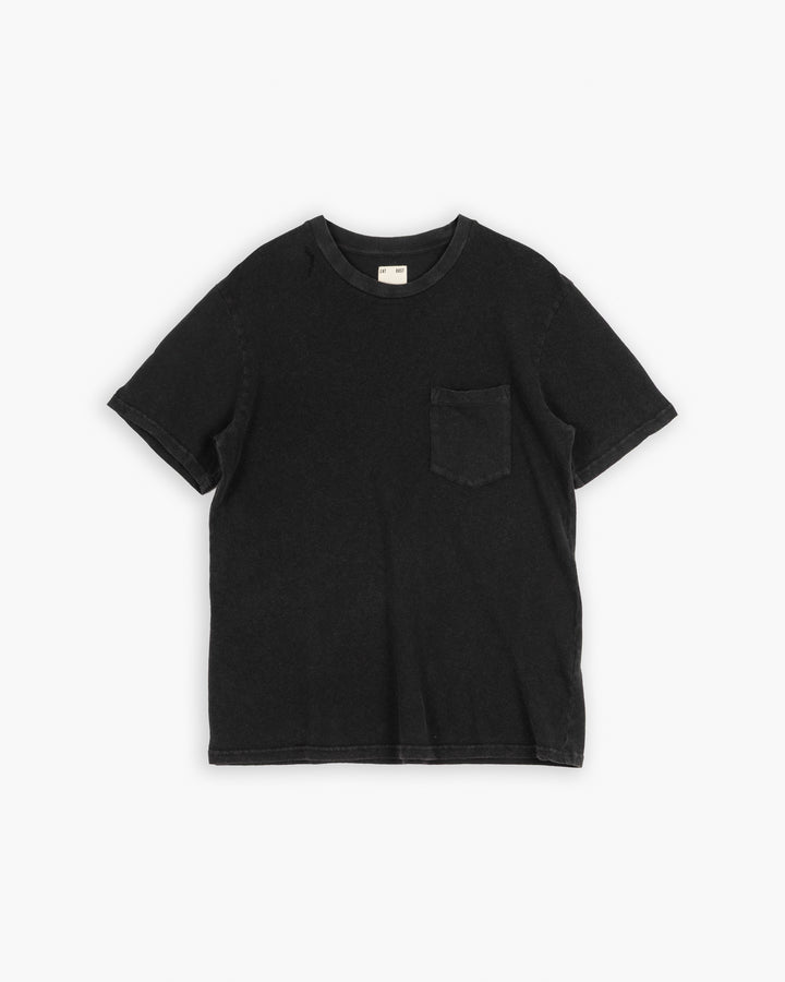 Basic Pocket T Cotton Hemp Vintage Black