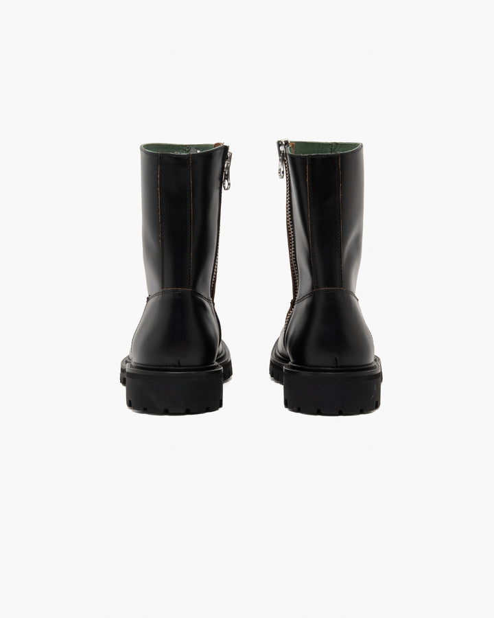 Vinny's Moto Boot Nappa Leather Black