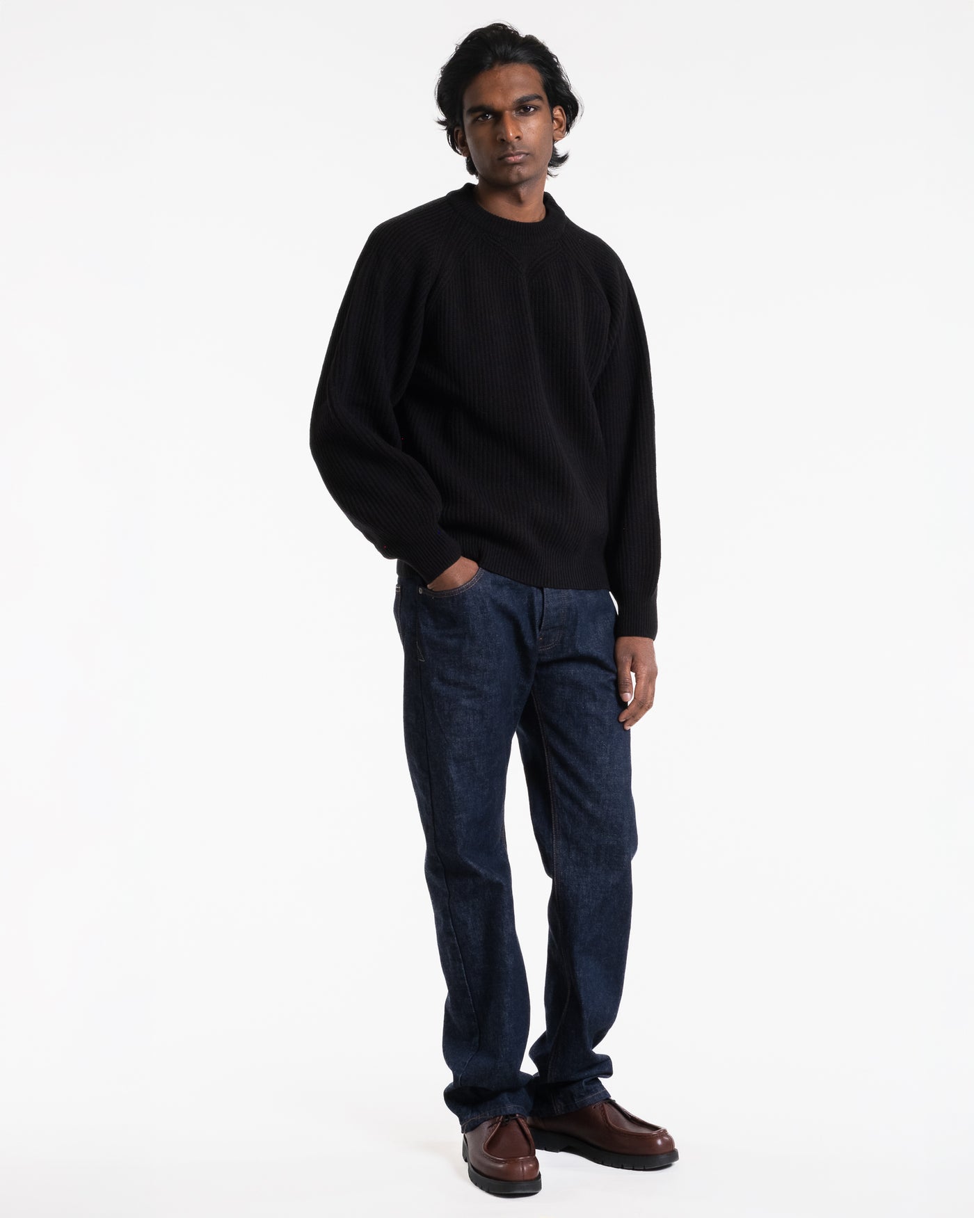 Crew Neck Sweater Delta Black