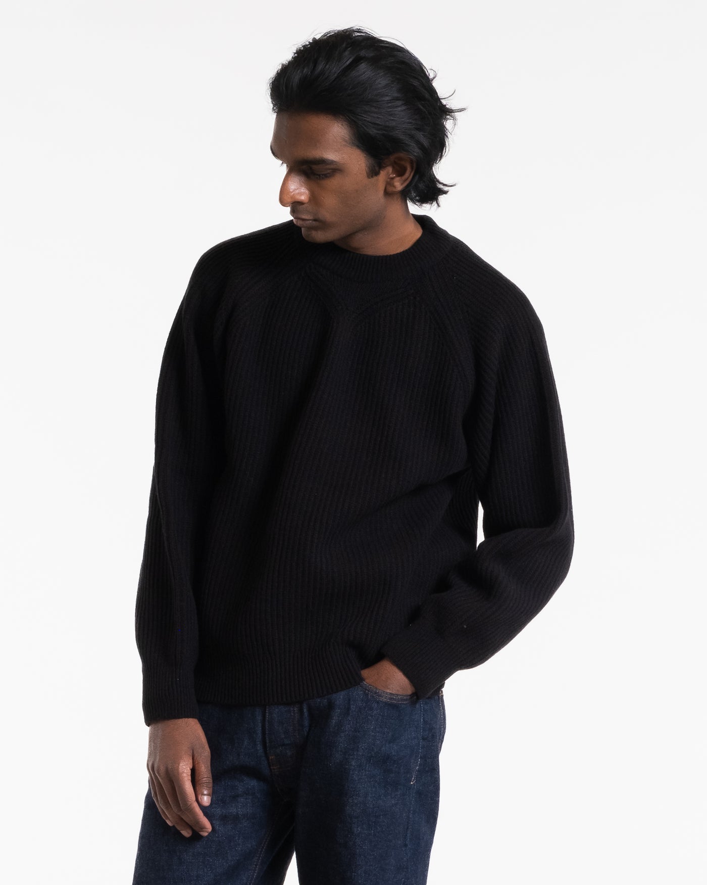 Crew Neck Sweater Delta Black